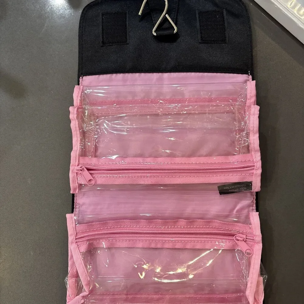 Mary Kay Toiletry Hanging Bag Women Travel Makeup With 4 Detachable Pockets VG